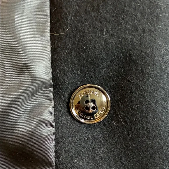 Michael Kors Black wool coat. Size 8 - Picture 11 of 12